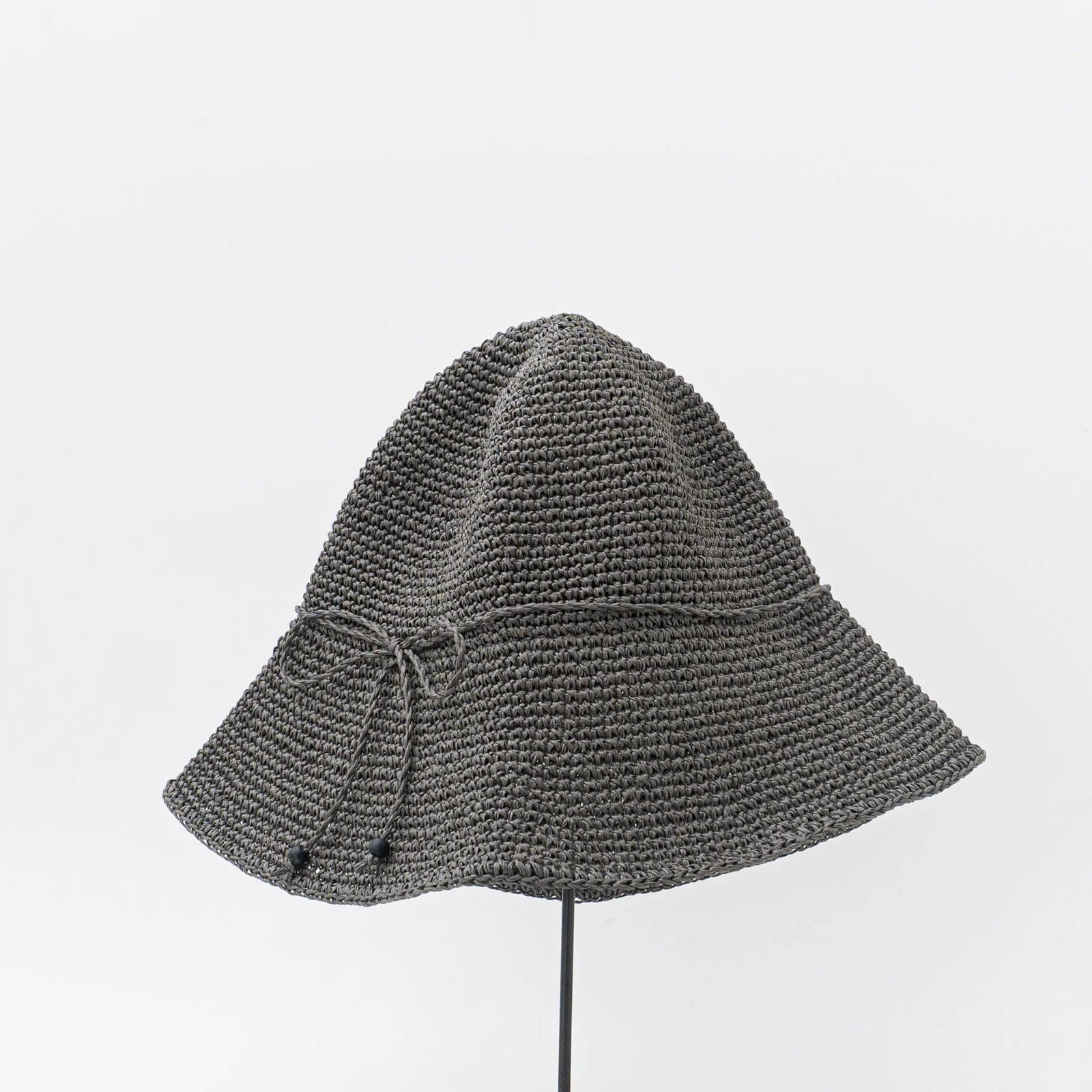 Sasawashi 漁夫帽 Hand-Knitted Hat_Charcoal Brown