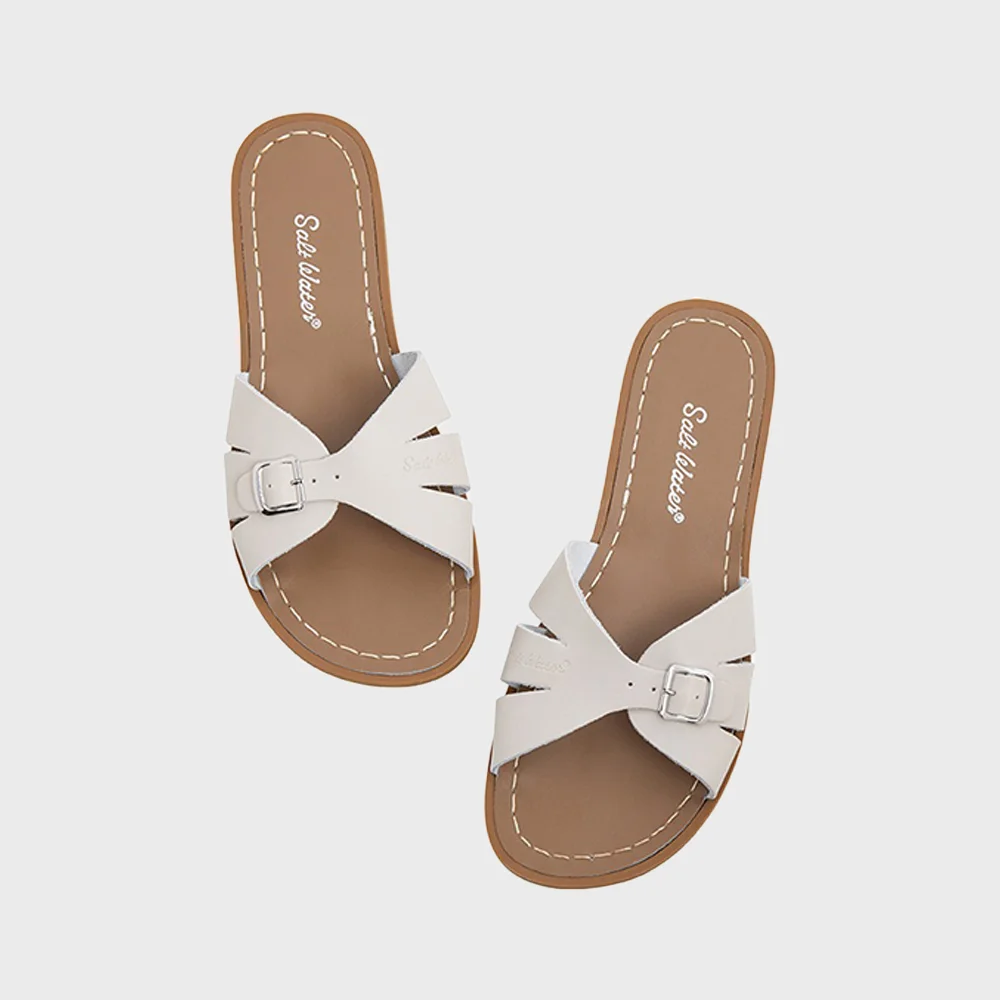 SALT-WATER SANDAL ADULT CLASSIC SLIDE STONE