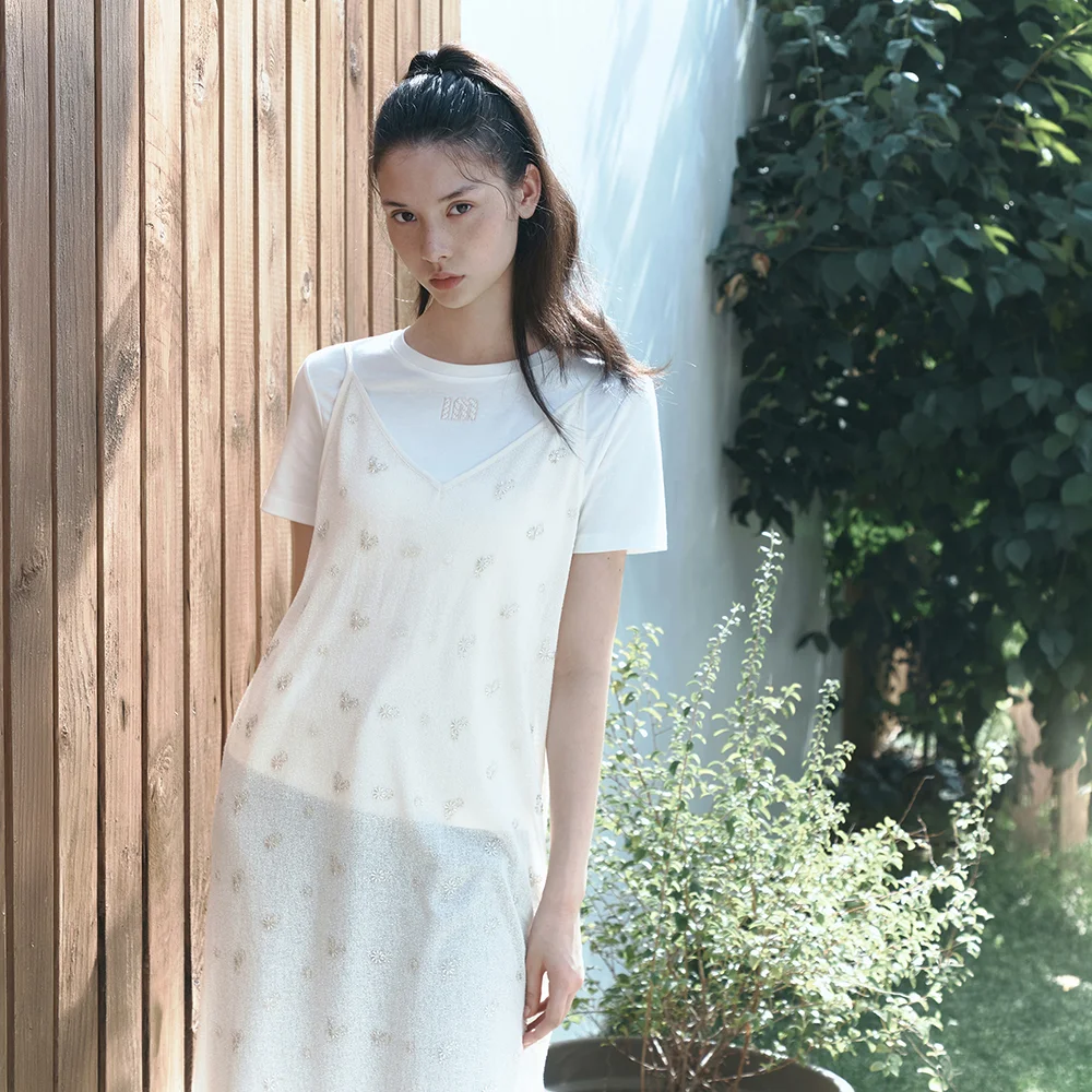 it MICHA 迷你 標誌 點綴 基本款 T恤 ITQ3ZTS110_2colors