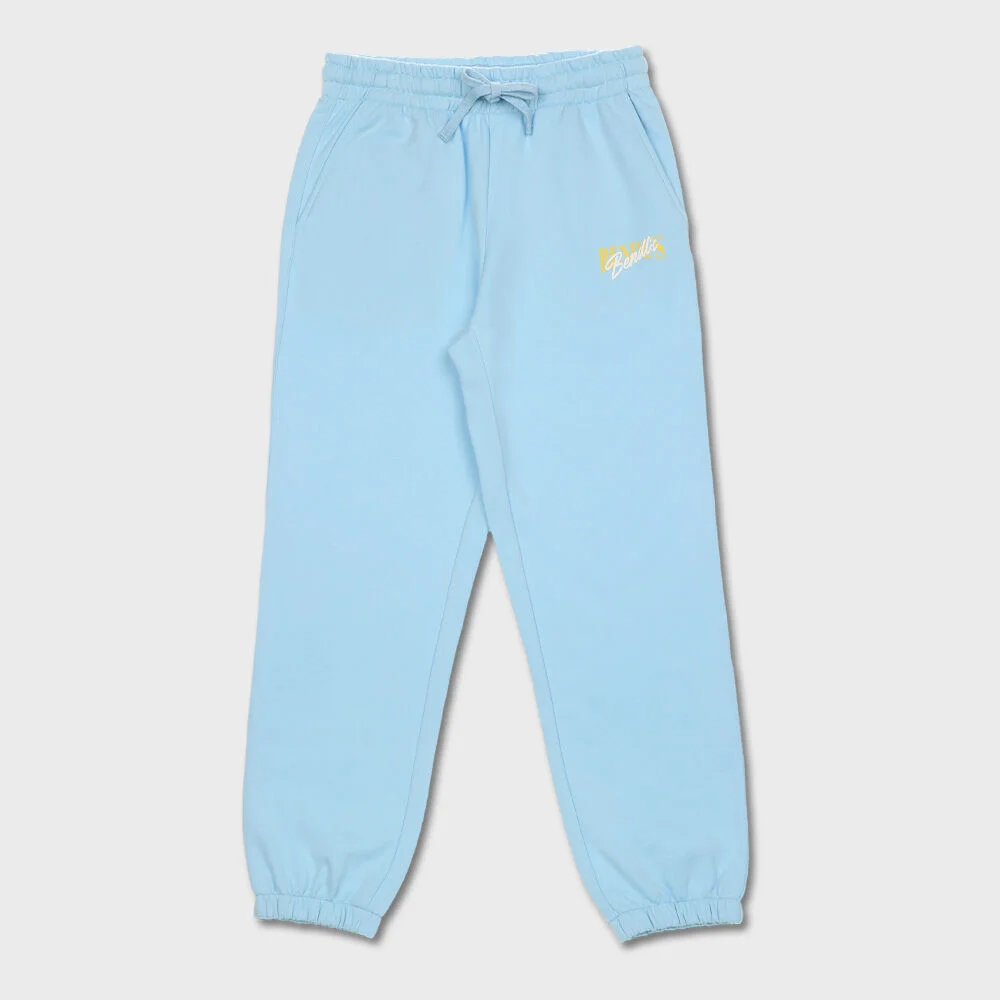 BENDL'S DOUBLE LAYERED SWEATPANTS - S/BLUE