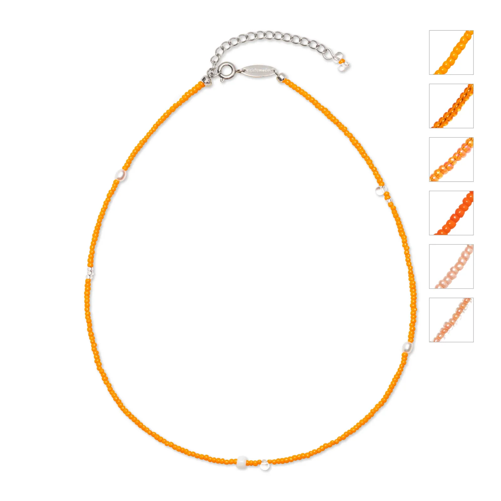 Slurpee Necklace - Orange