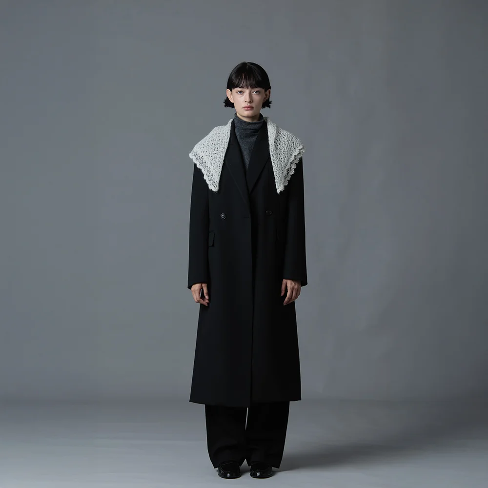 Luid Tailored Long Coat (Black)