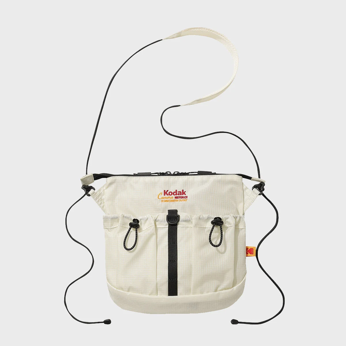 淺 防撕裂布 斜揹袋 IVORY