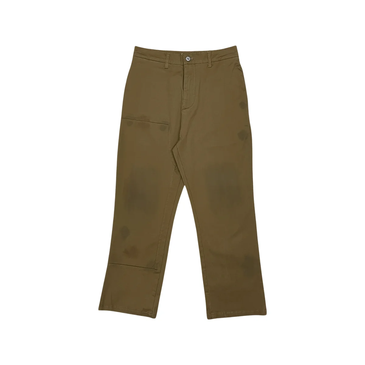 Single Knee Chino Pants Brown