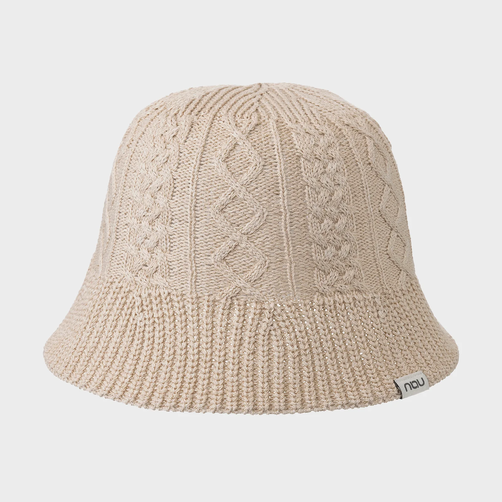 針織衫 水桶 帽 R Light Beige