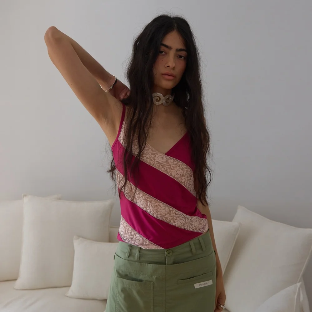 Trace Line Cami / Plum