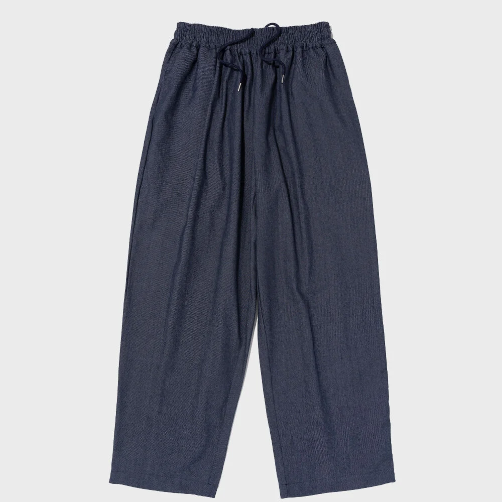 NONFADE WIDE BANDING PANTS (BLUE)