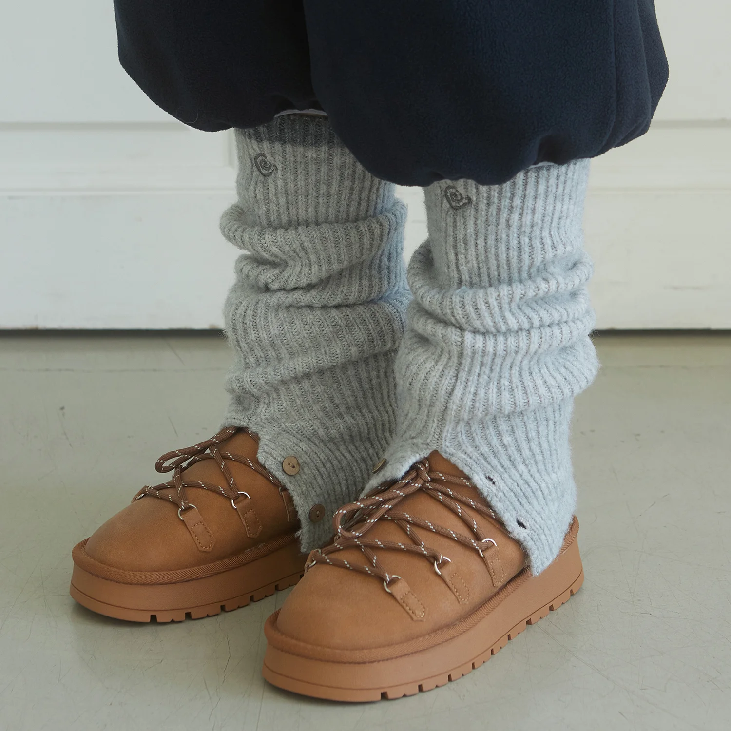 KNIT LEG WARMERS