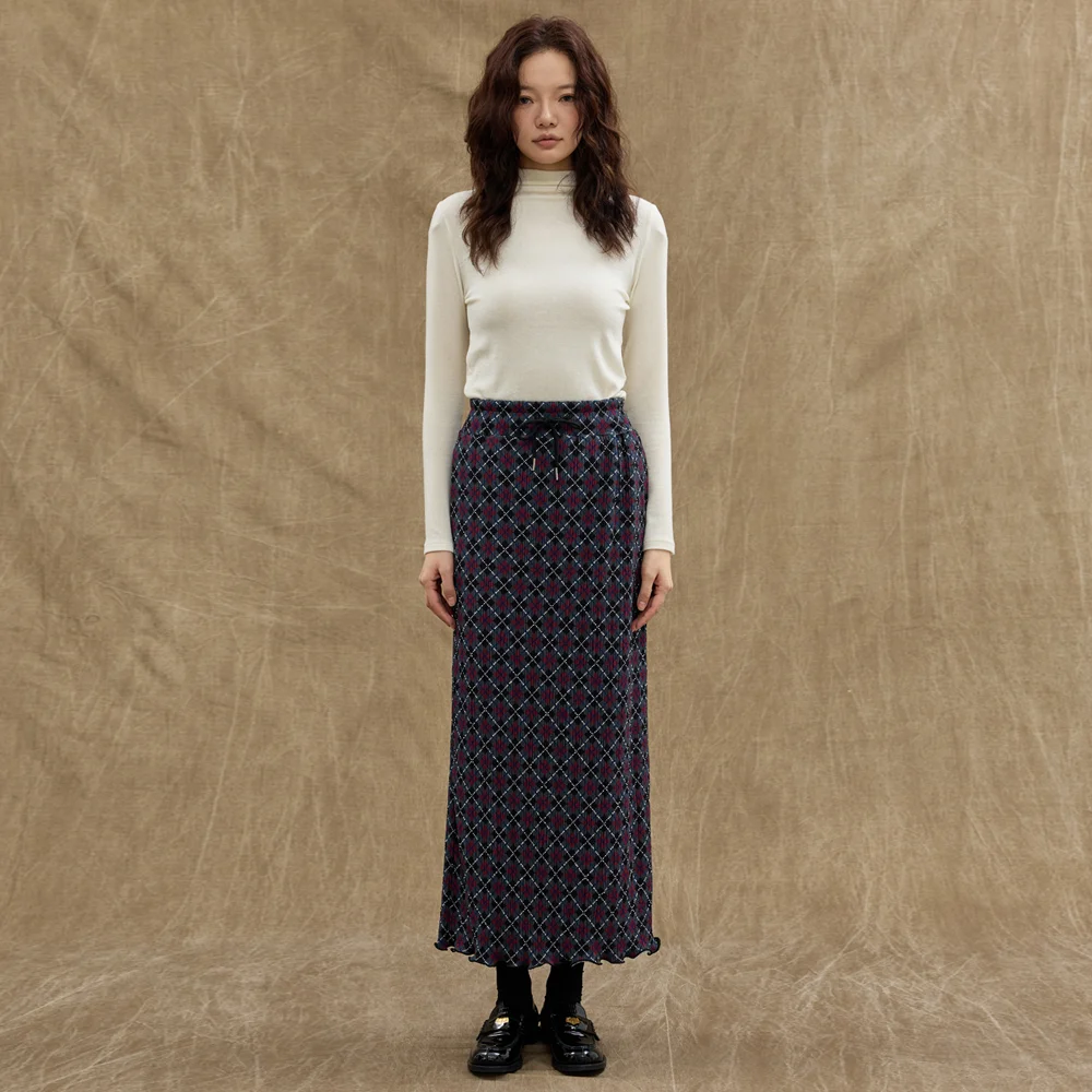 Heritage Pleats Long Skirt