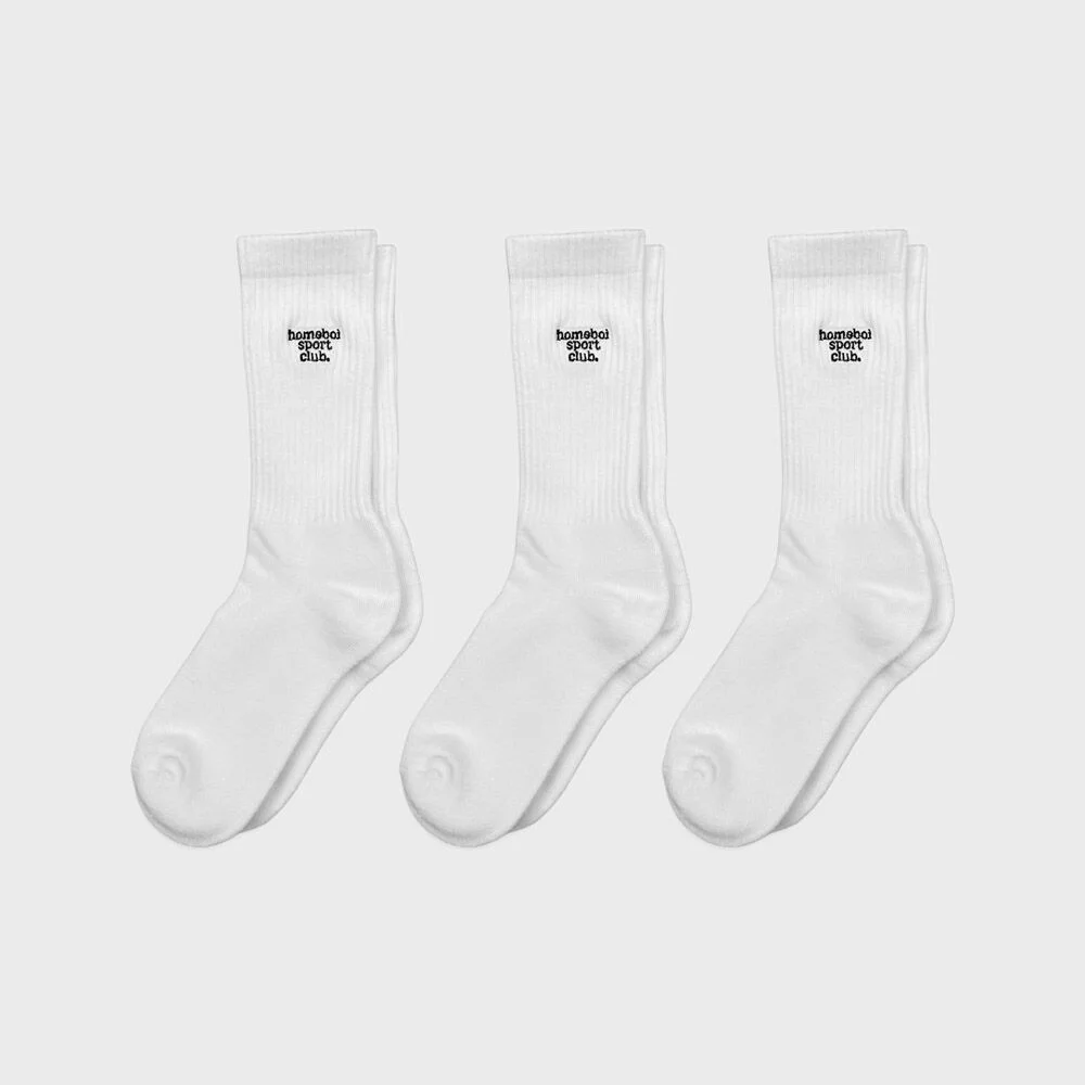 3 PACK -Essential Sport Crew Socks - Audult (L/XL)