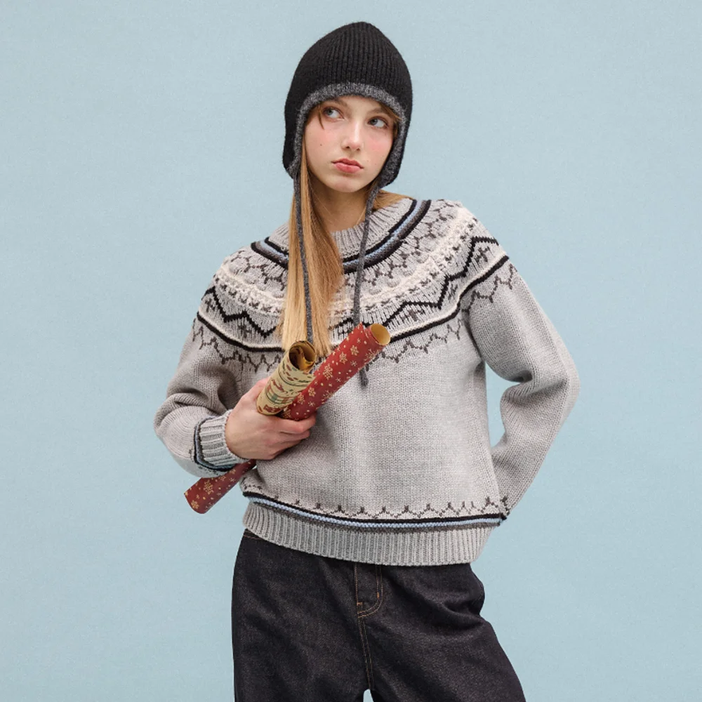 Cowichan Heritage Wool Knit (Gray)
