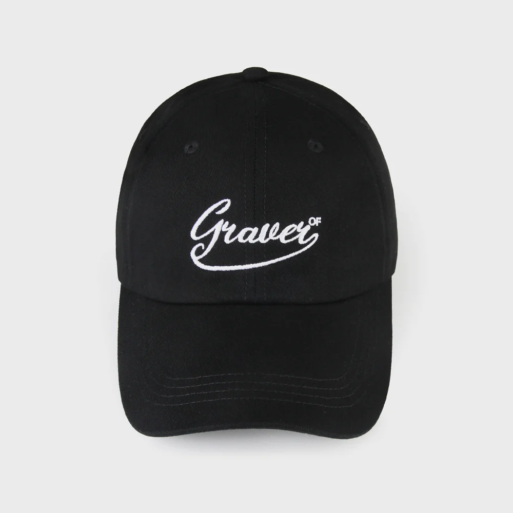手繪 Graver 棒球帽_黑色