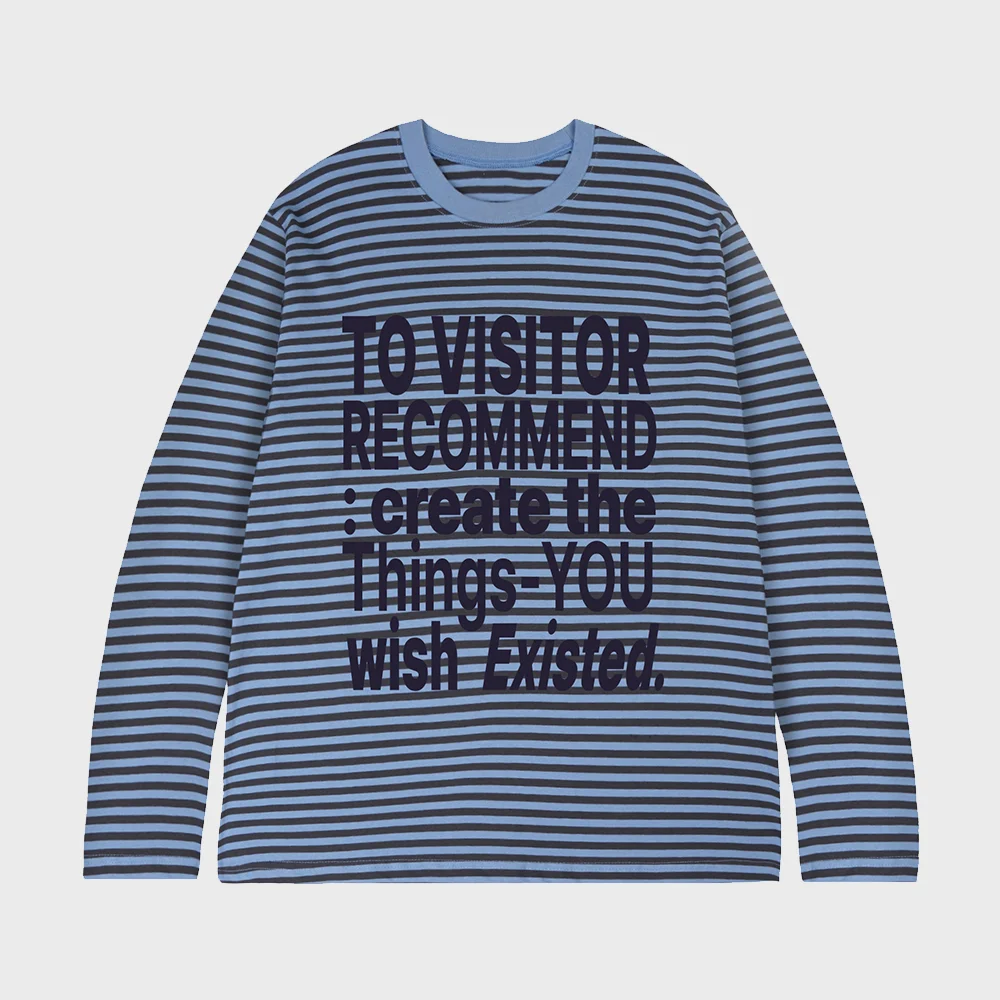 VISITOR 條紋 長袖_3color