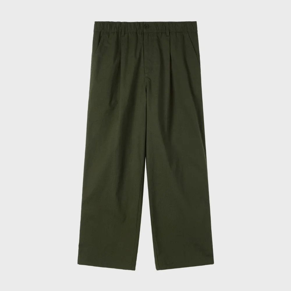 COTTON RIPSTOP BANDING TROUSERS - KHAKI (P253MPT402)