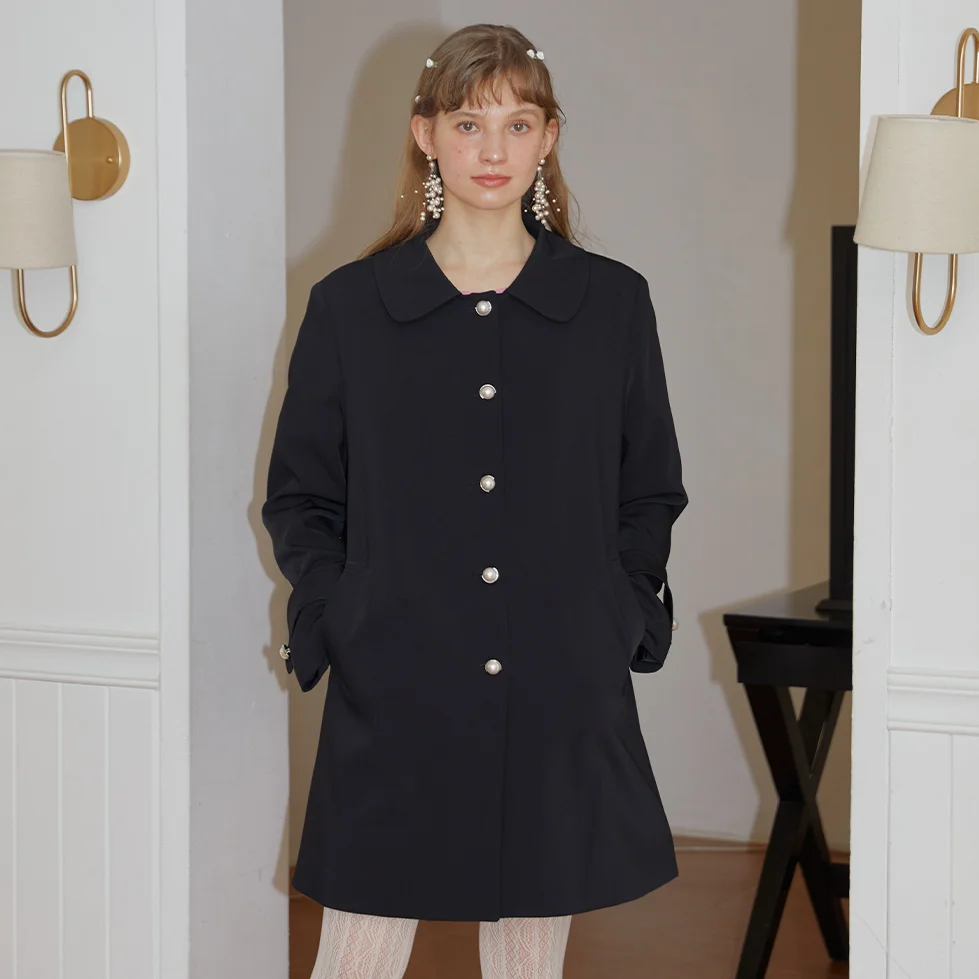 BK SINGLE A LINE COAT