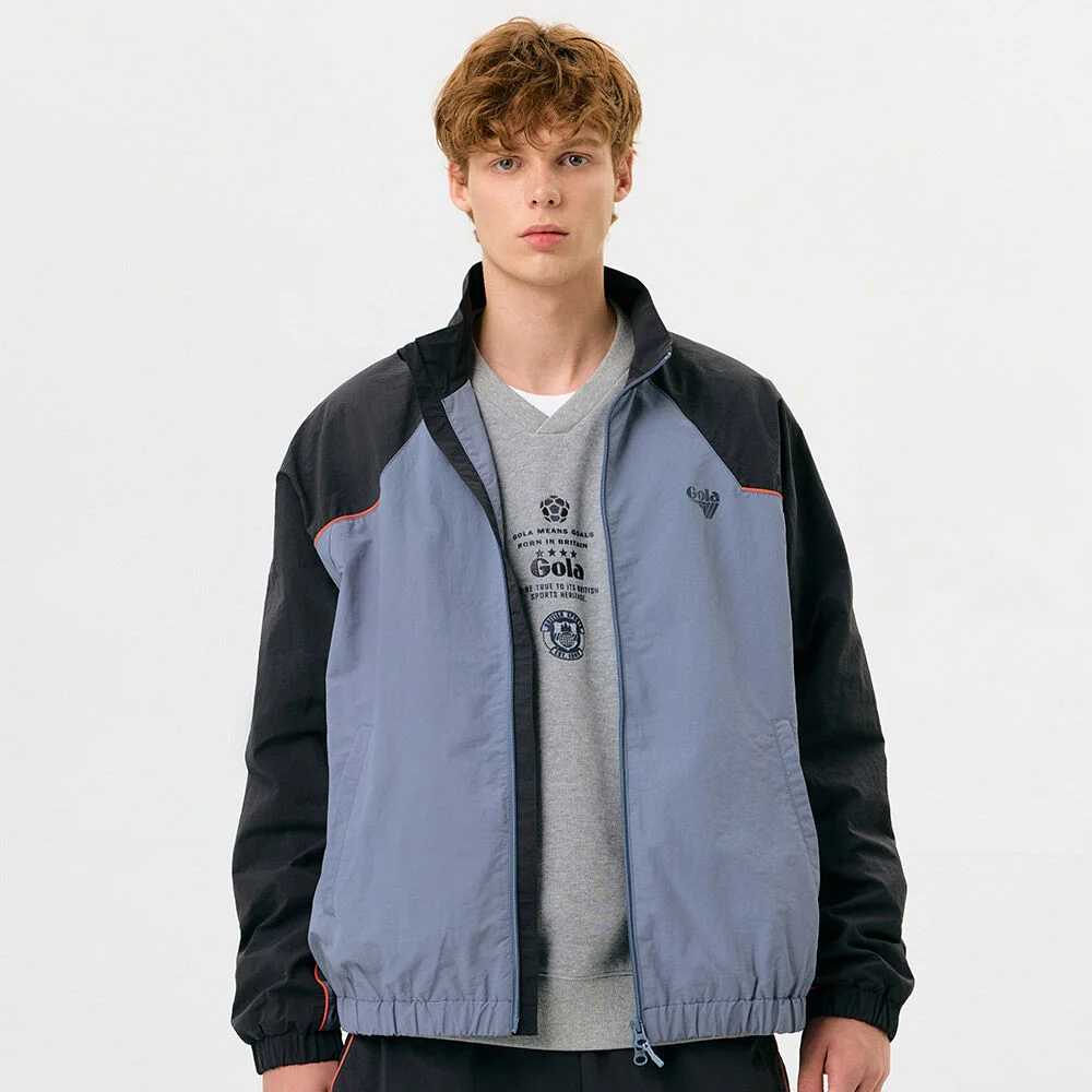 TRACK BLOCK WOVEN JACKET
