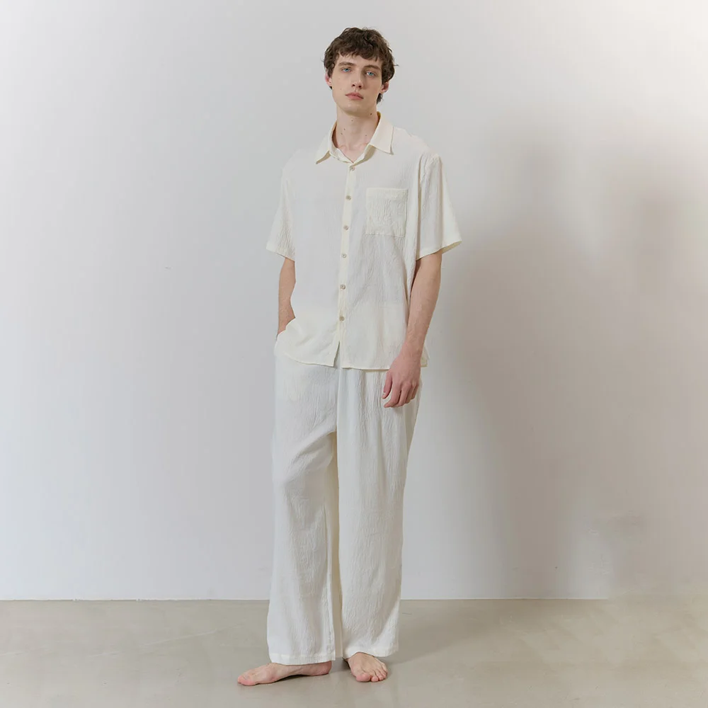 FIRST PAJAMA SET_ecru (man)