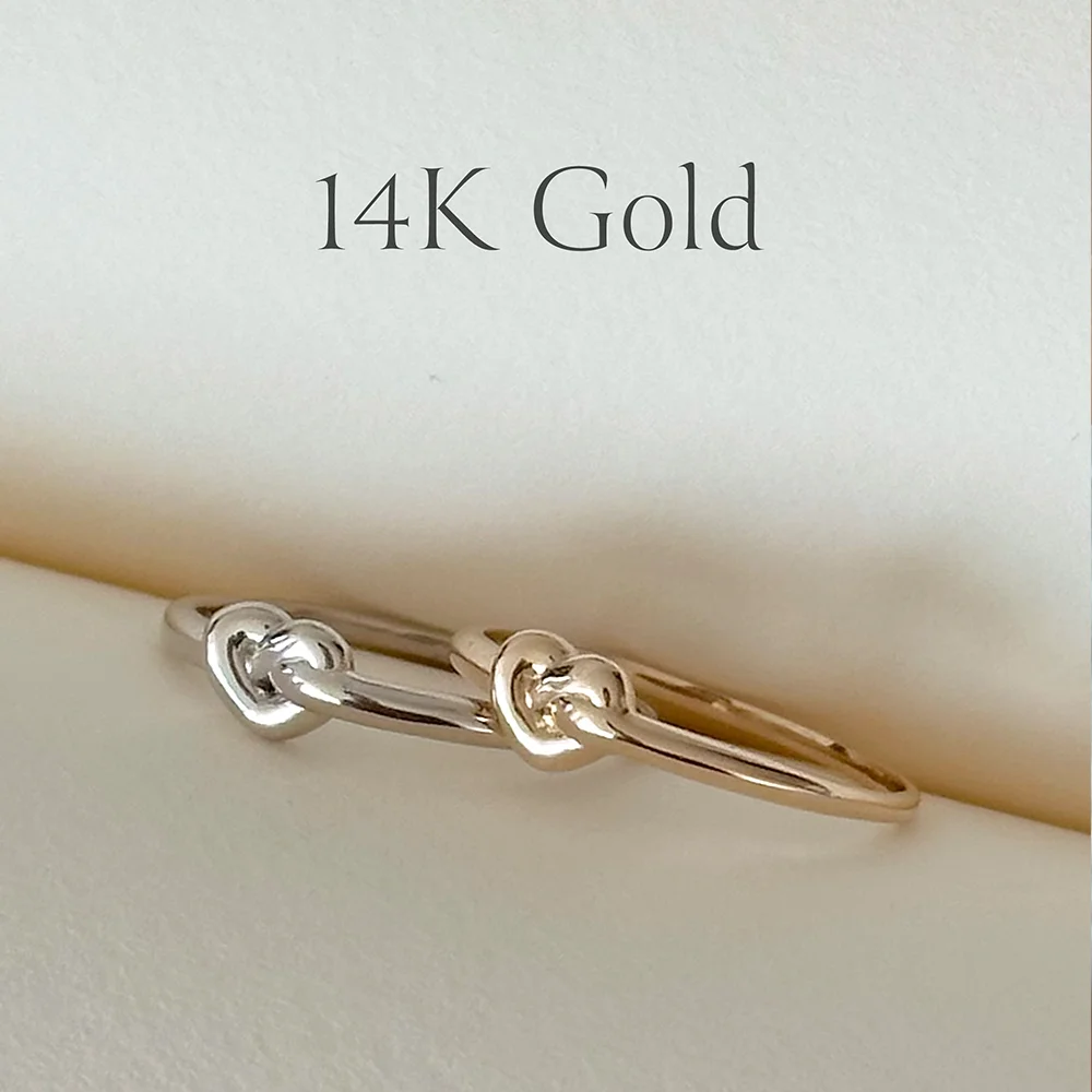 14K Gold Pretzel 環