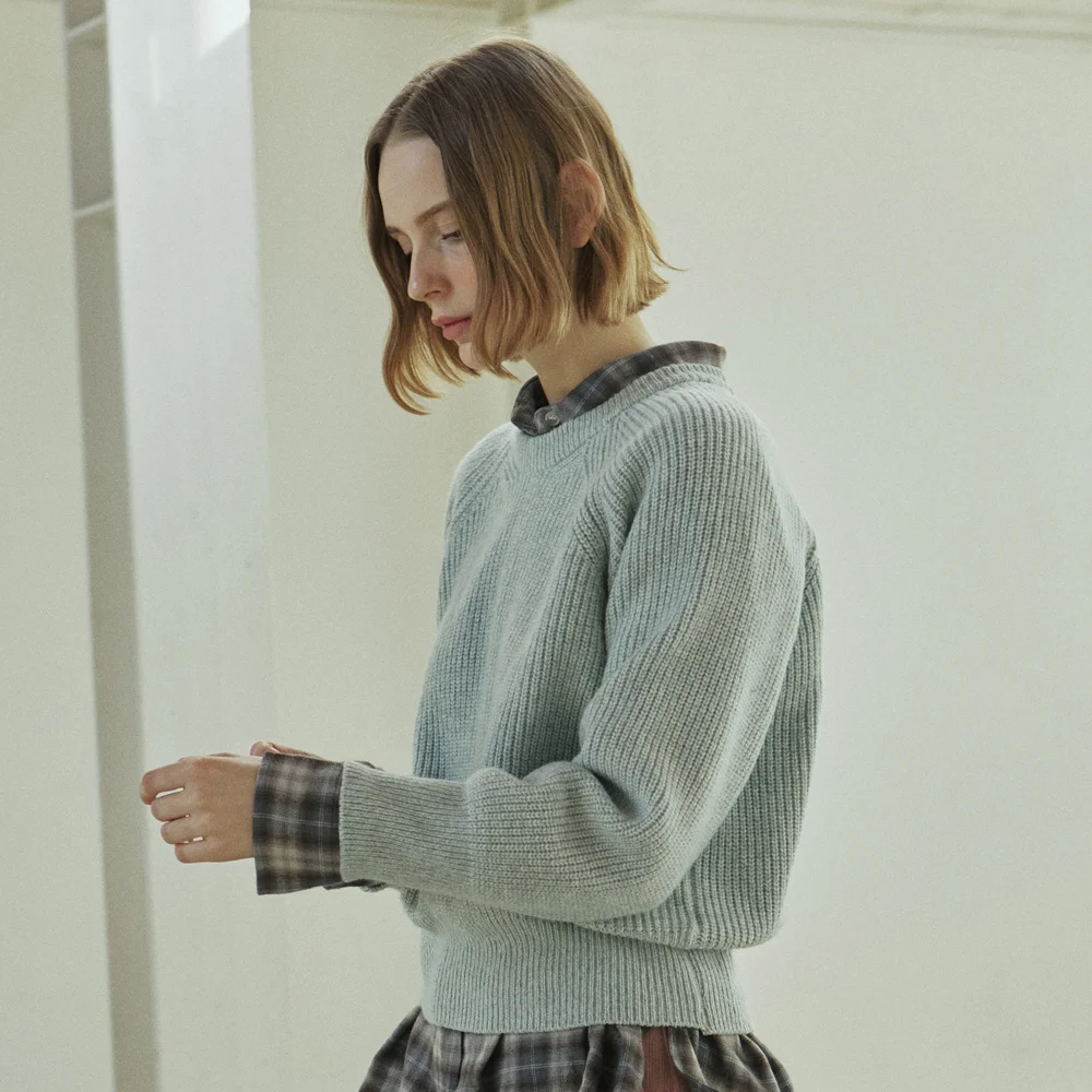 MIX WOOL KNIT_MINT
