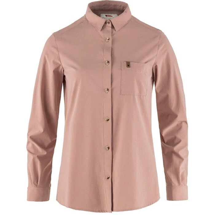Fjällräven 女裝 Övik 淺 長袖 襯衫 (89980)