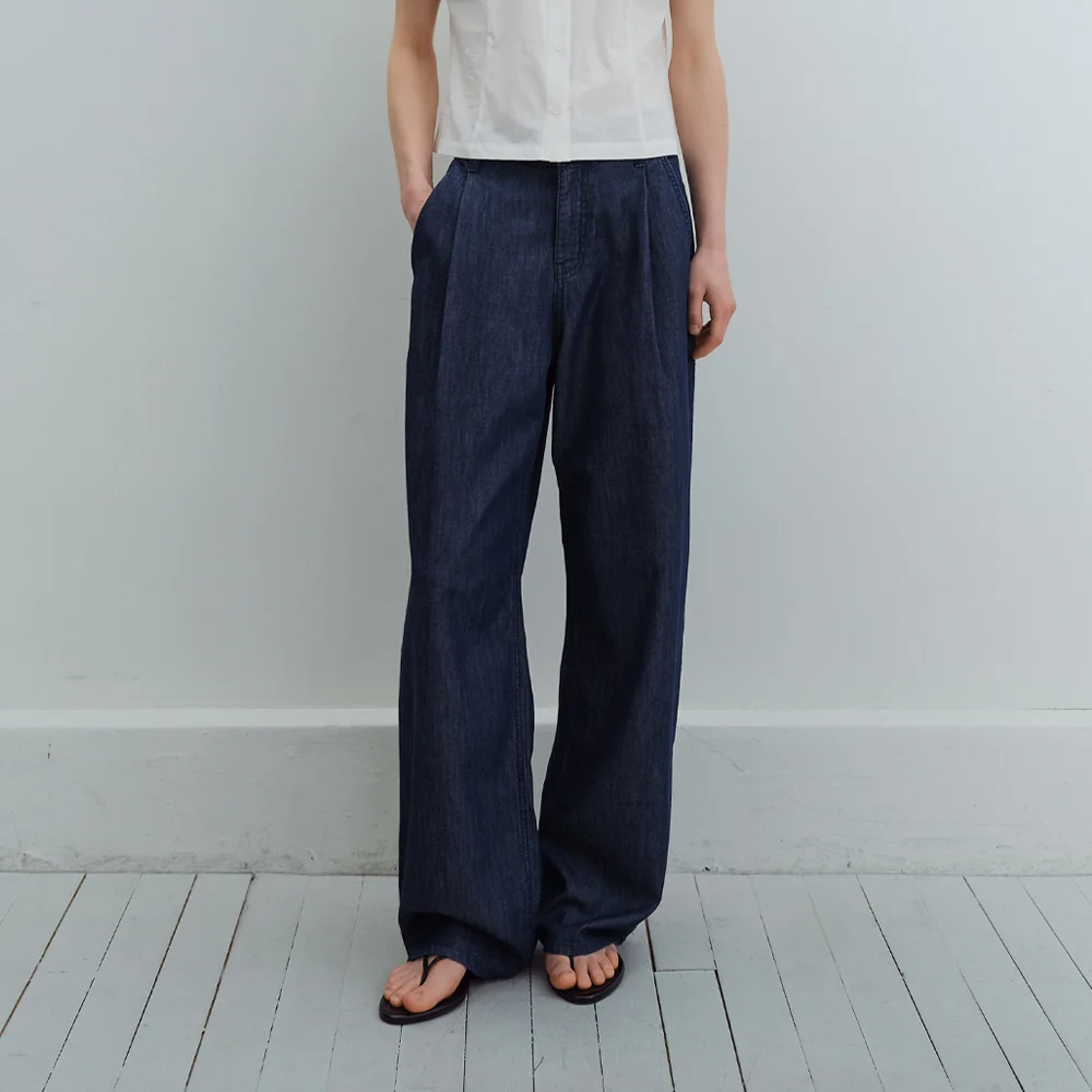 Joy tuck denim (dark blue)
