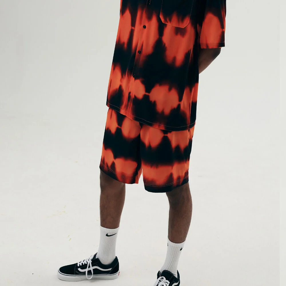 Orange Flame Shorts