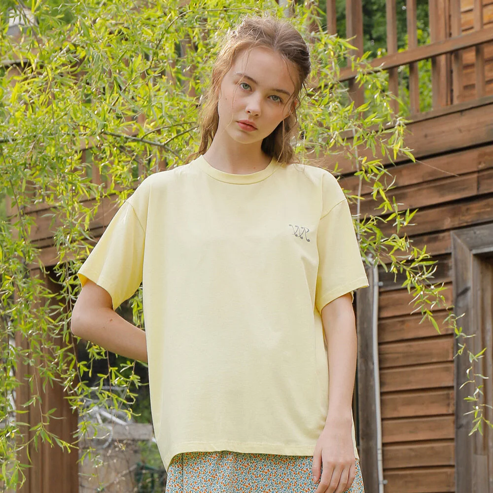 SMALL LOGO T-SHIRT_YELLOW