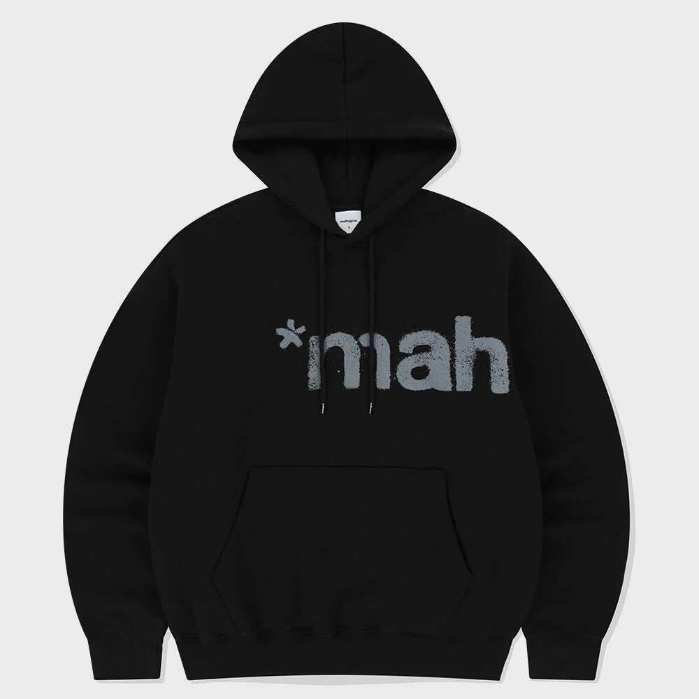 mah SPRAY HOODIE BLACK(MG2FSMM407A)