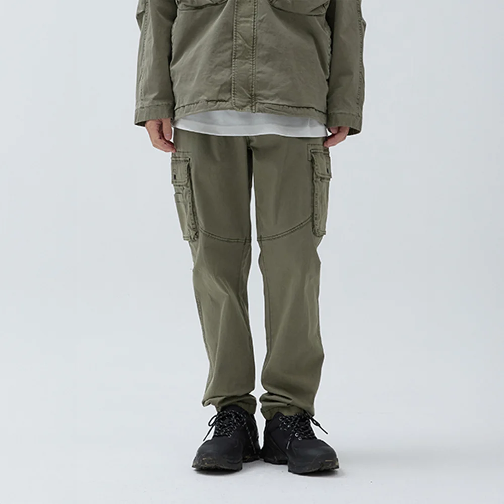 成衣染色 Terra 工裝褲 Khaki