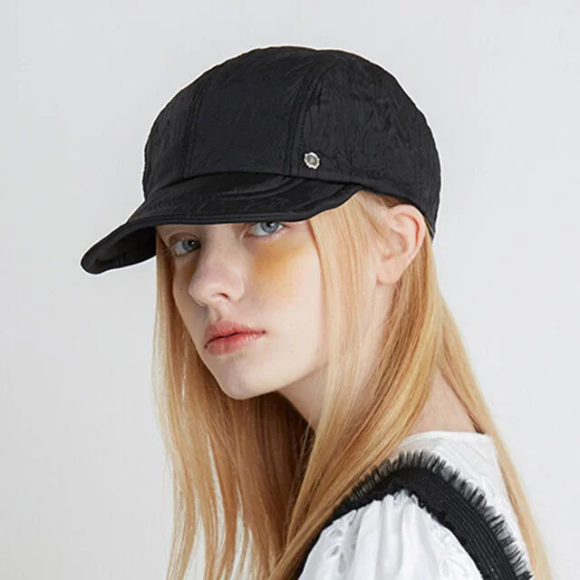 Oh Boy Cap – Wrinkled Prada Black