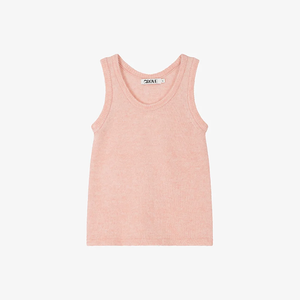 JASE KNIT SLEEVELESS (CORAL)