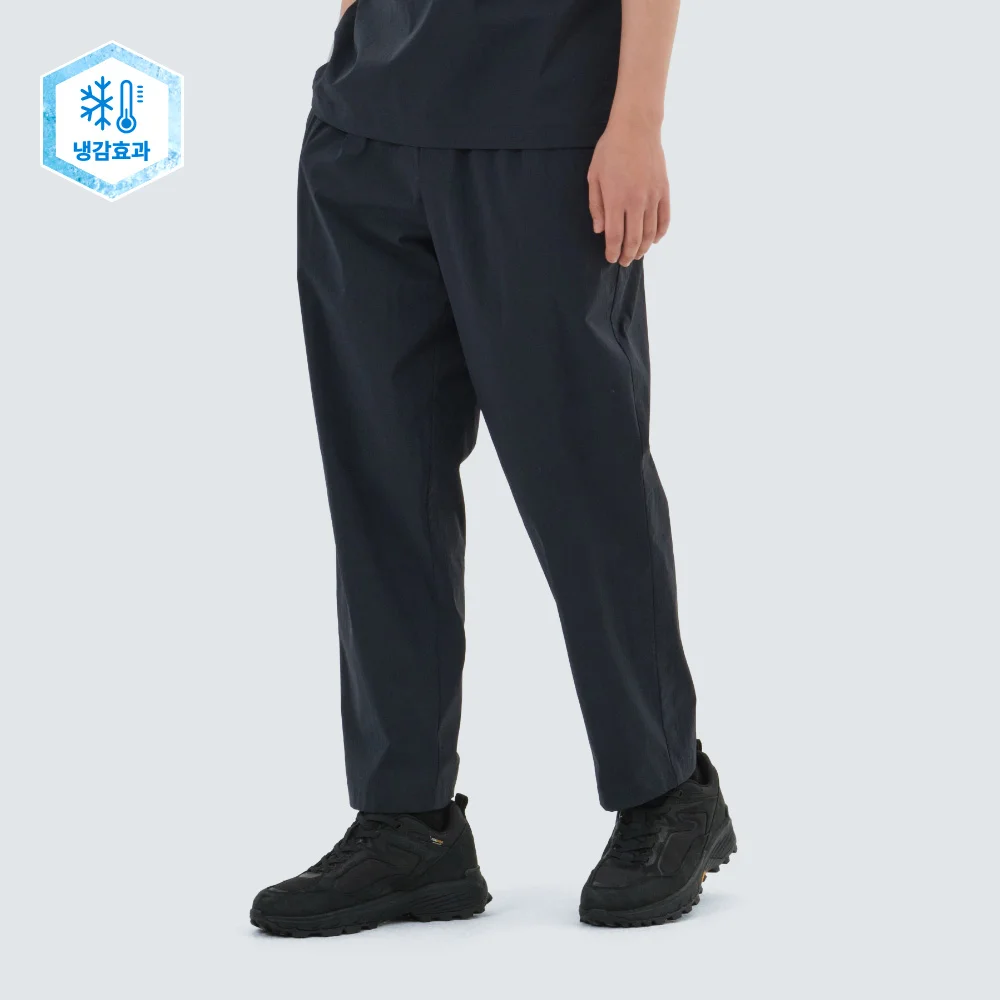 涼感 髮根 錐形 褲子 Navy (S25MMRPT69)