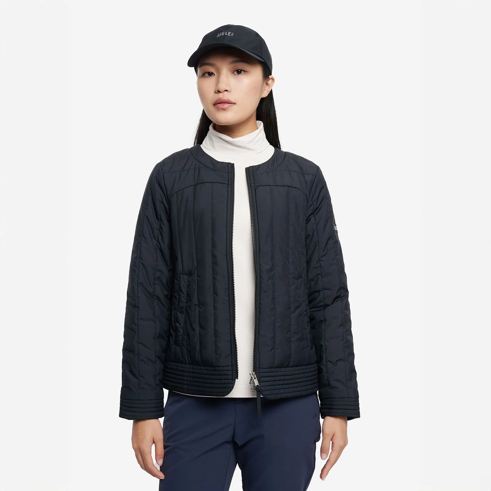 女裝 暖感 夾棉 羽絨外套 & 絲巾 AAW25WOUI002NOI