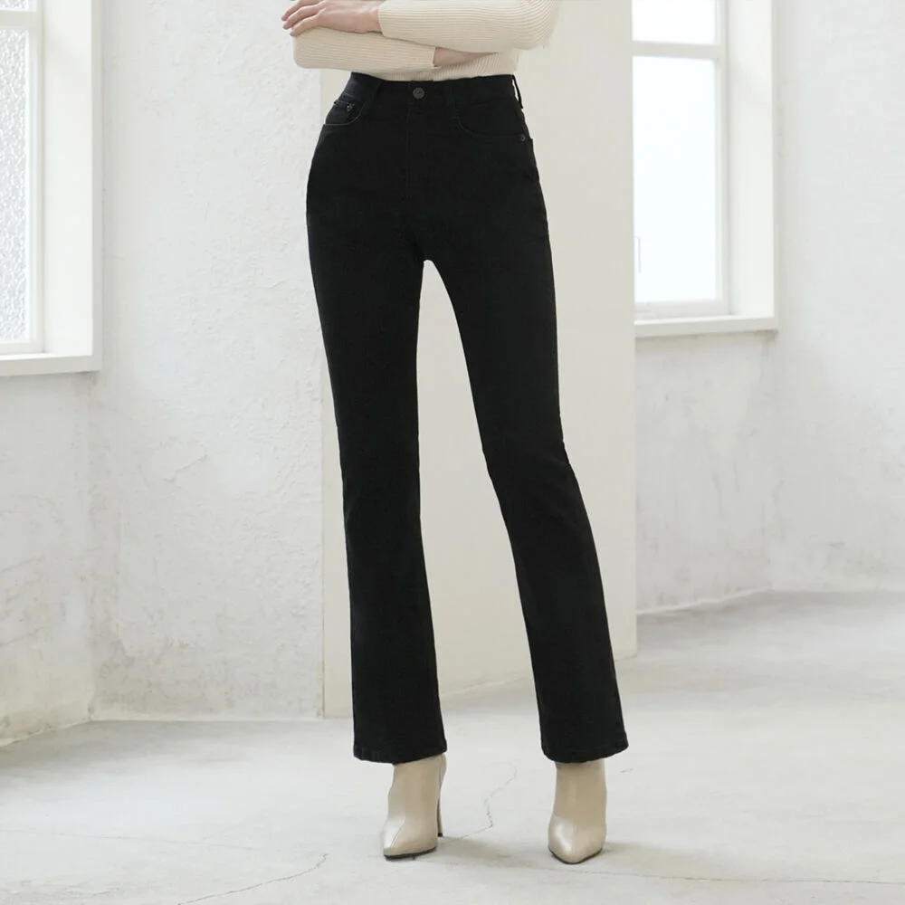 W1020 SPAN SLIM BOOTS CUT_BLACK