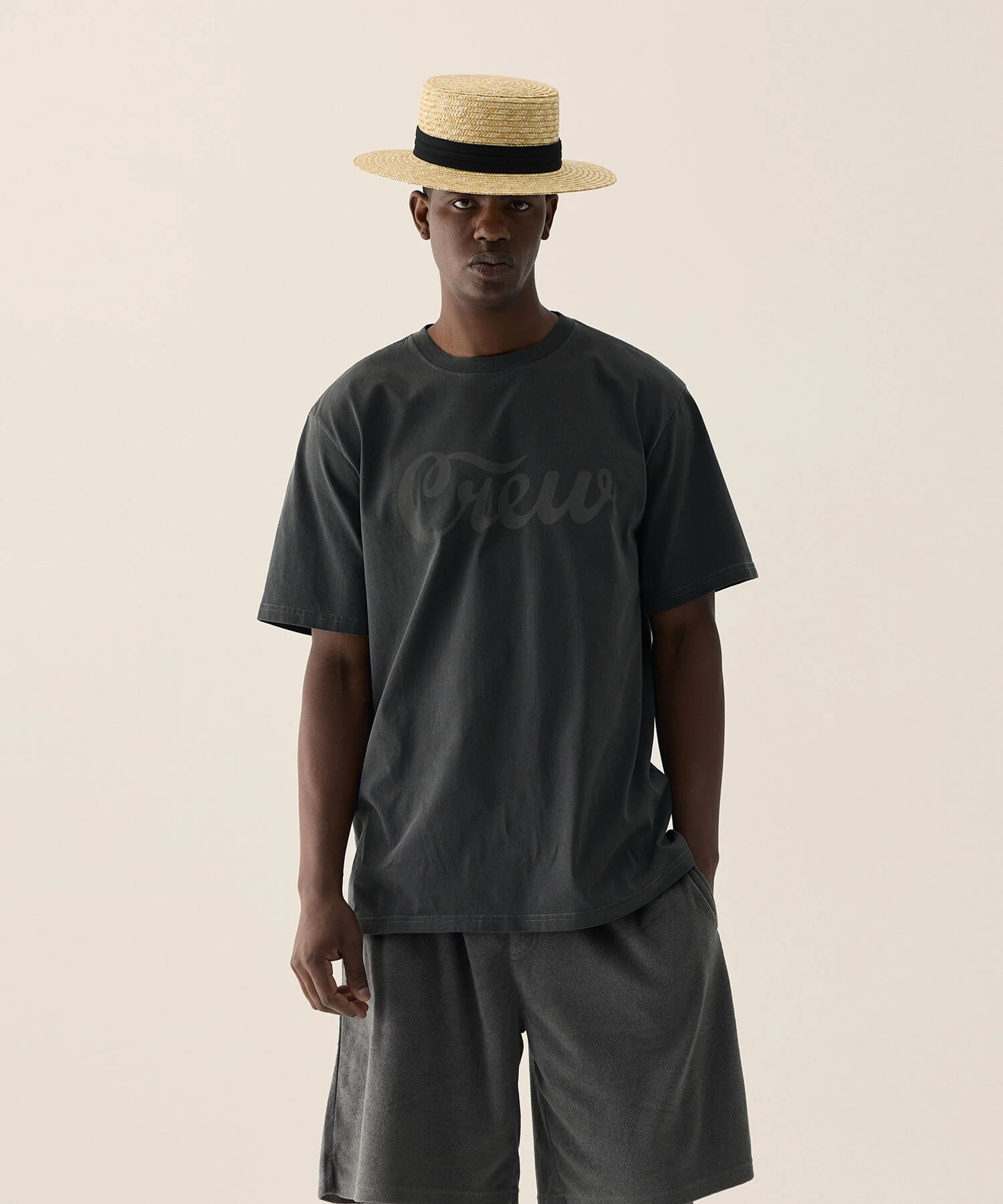 CREW PIGMENT TS CHARCOAL