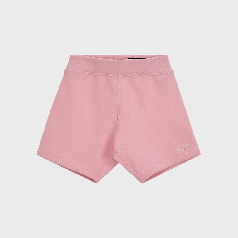 24/7 SWEAT BIKER SHORTS-PINK