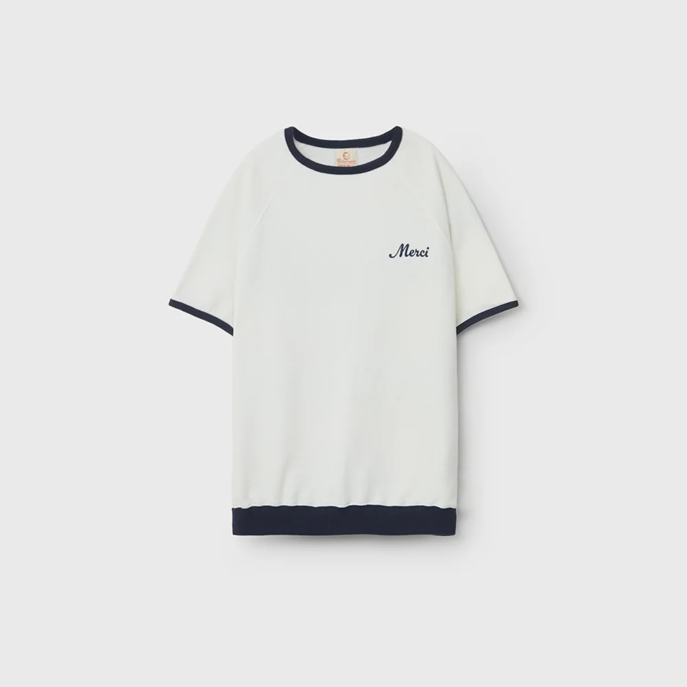MERCI HALF SWEAT (WHITE)