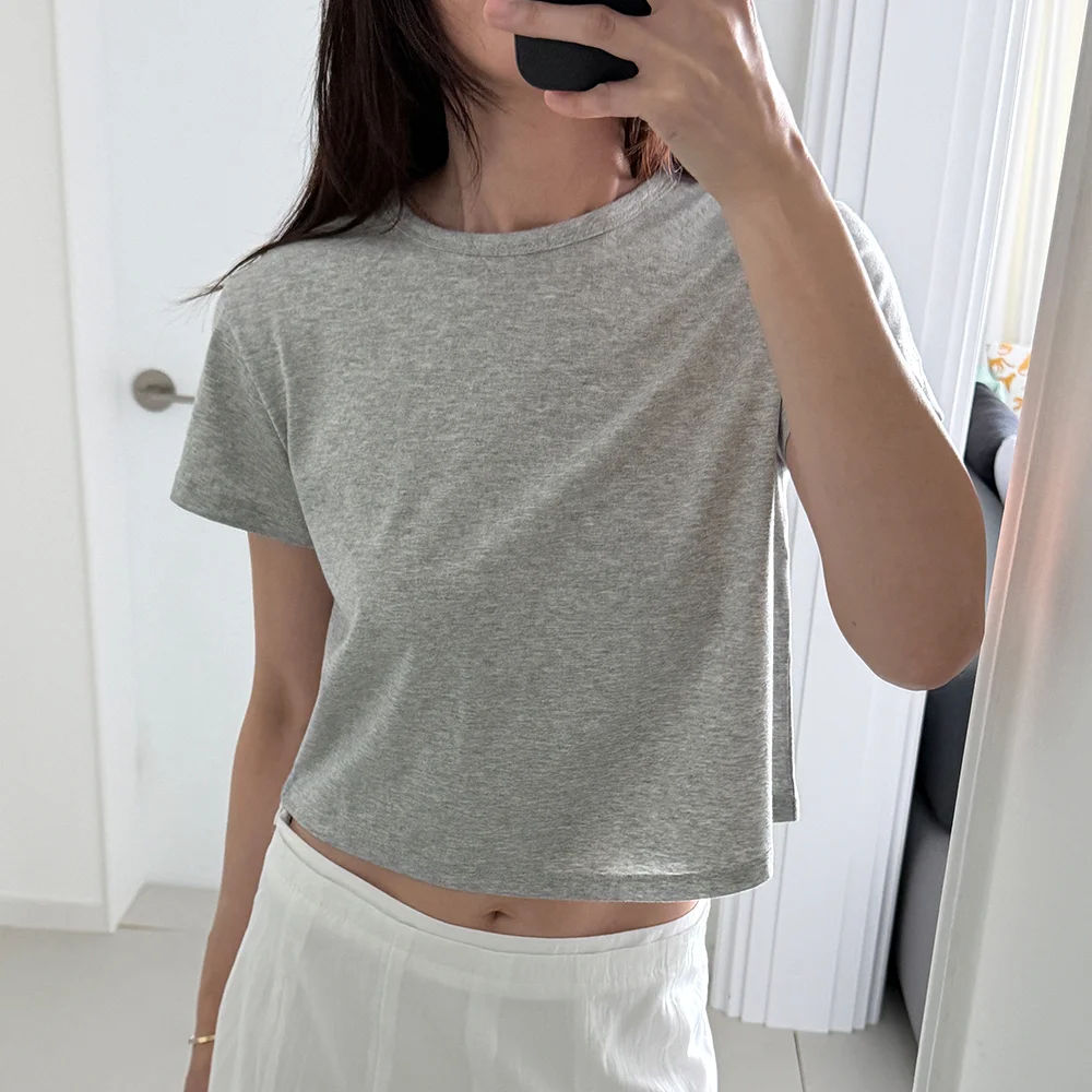 DUST CROP TEE_4COLORS