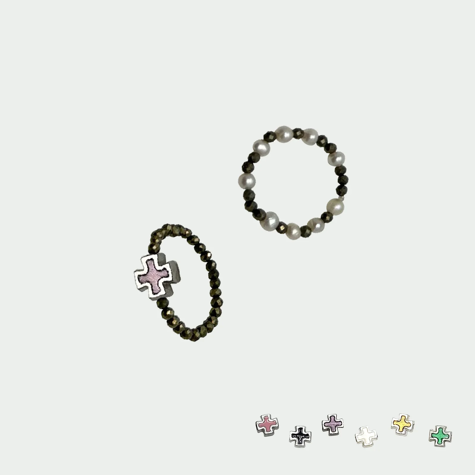 Drizzle Syrup Ring Set - Pyrite (6color)