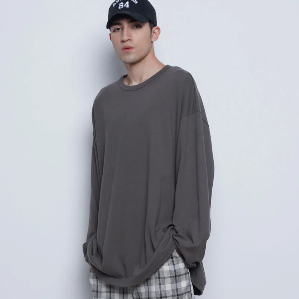 M20 over round tee charcoal