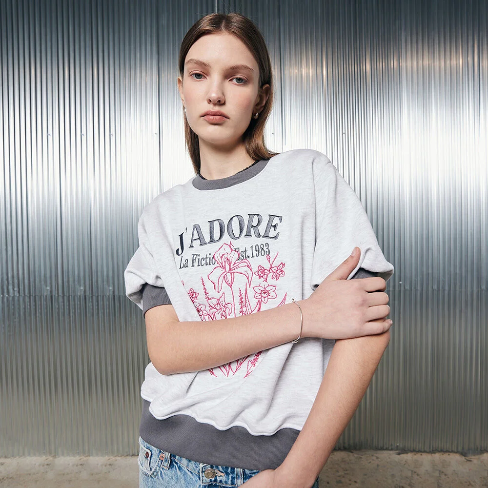 L2 FLOWER SWEATSHIRT(GRAY)