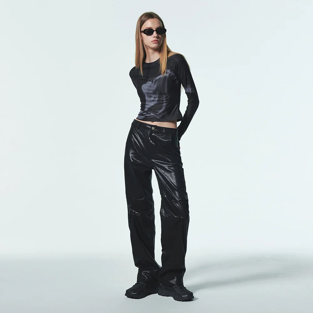 COATING STRAIGHT PANTS