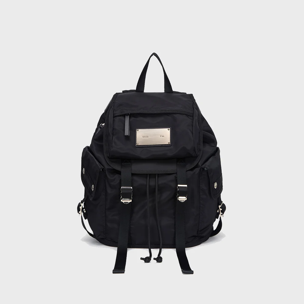 MATIN POCKET UTILITY LARGE BACK PACK IN BLACK