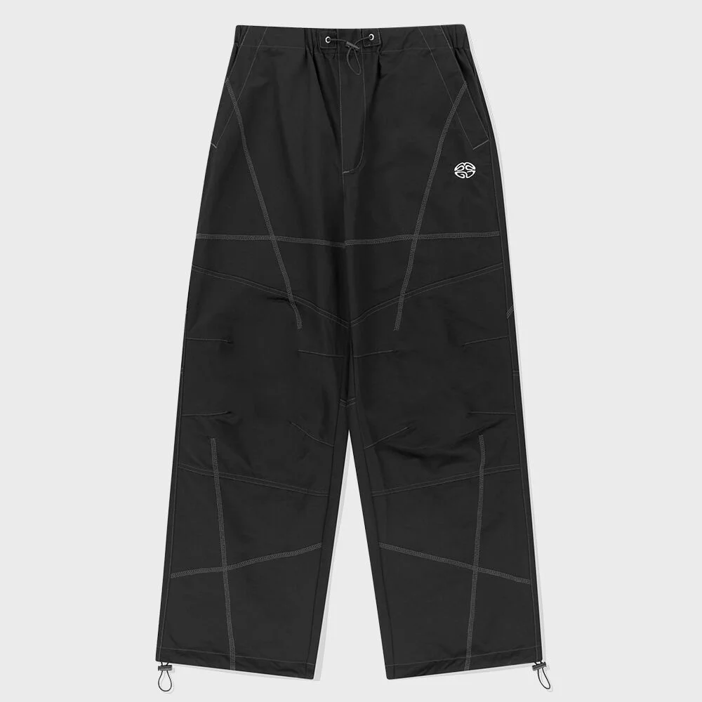 COVER STITCH PARACHUTE PANT BLACK(MG2EFMPA10A)