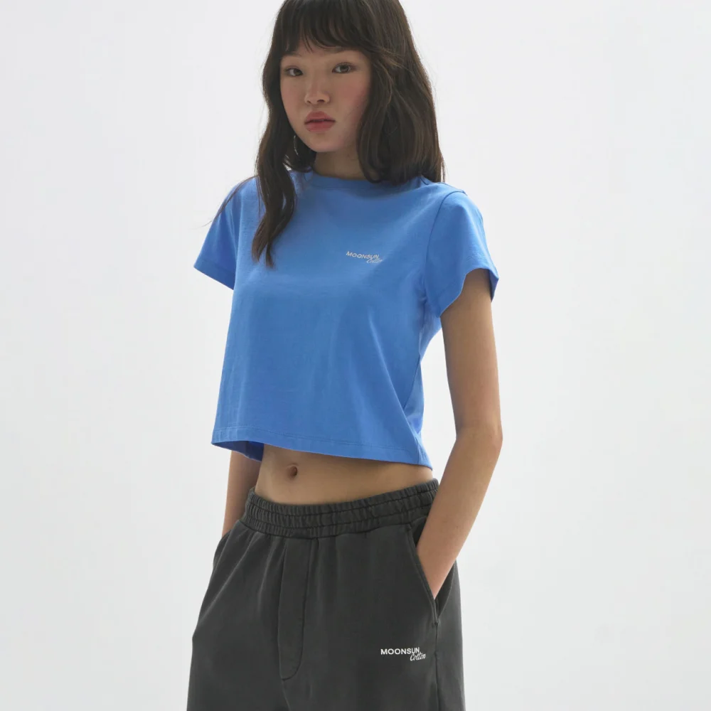 M.C Logo Baby T-Shirt / BLUE