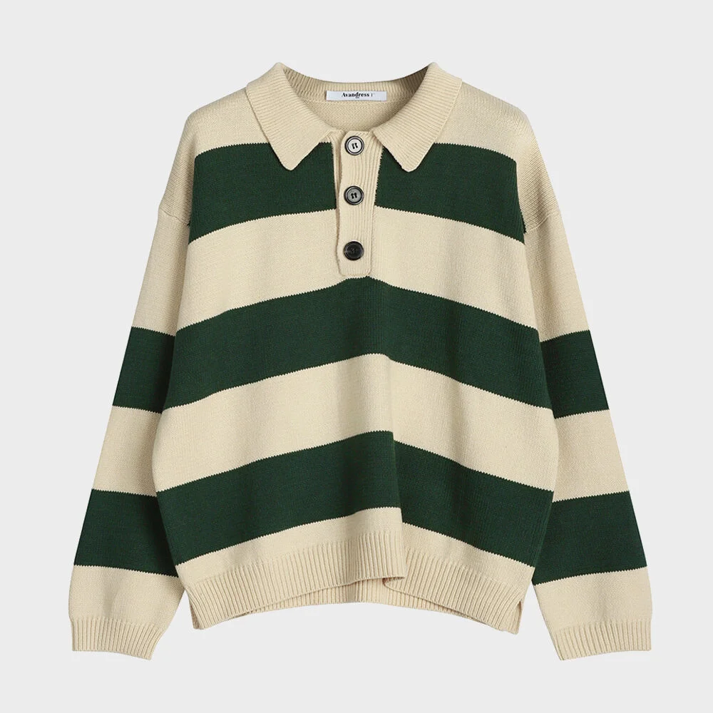 Rugby Striped Knit - 3COL