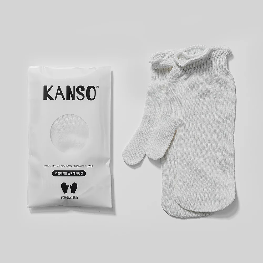Ganso 柔軟 Hand Gather 搓澡手套