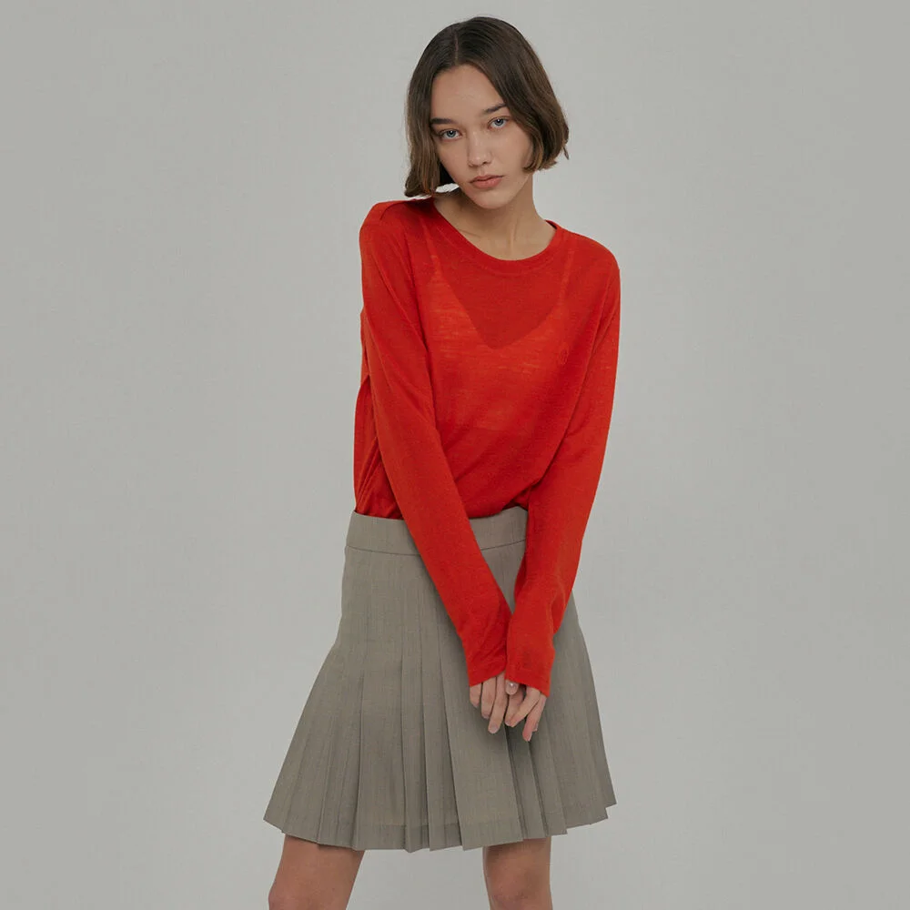 Crayon color T Cherry red