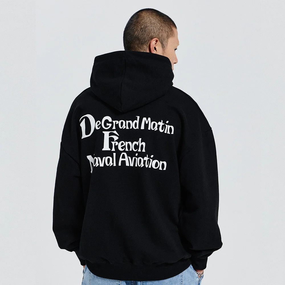 V.HEAVY HOOD SWEAT DE_BK