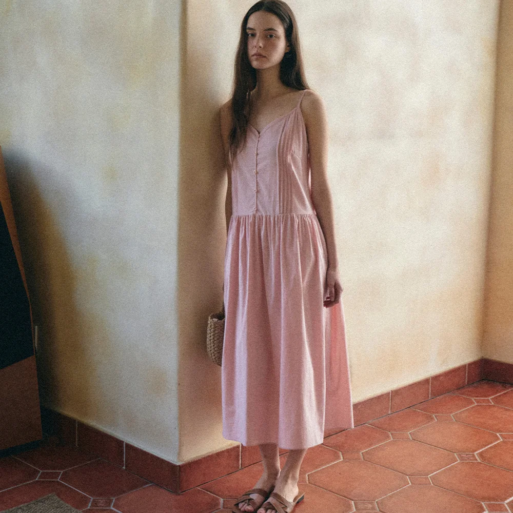 Sitte Pin-Tuck Dress